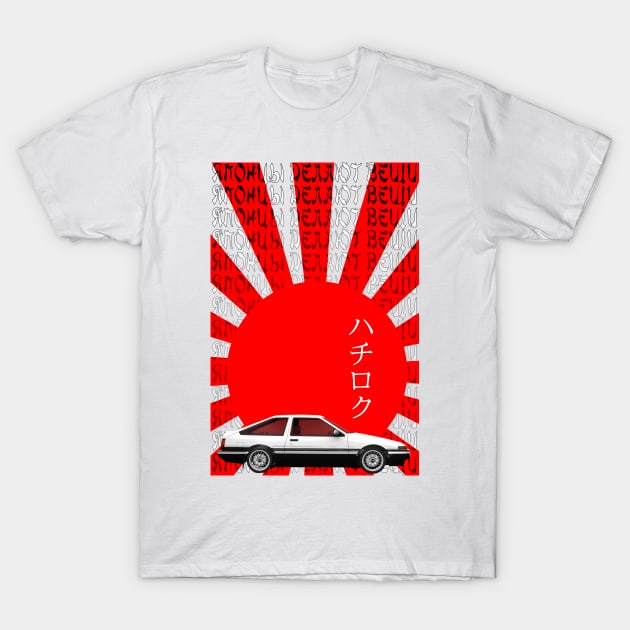 Hachiroku T-Shirt by nagai